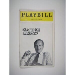 Vintage Playbill Helen Hayes Theatre Featuring Clarence Darrow Henry Fonda April